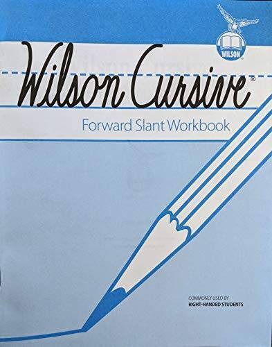 Wilson Cursive Forward Slant Workbook, 9781567783124, 1567783120 - GOOD
