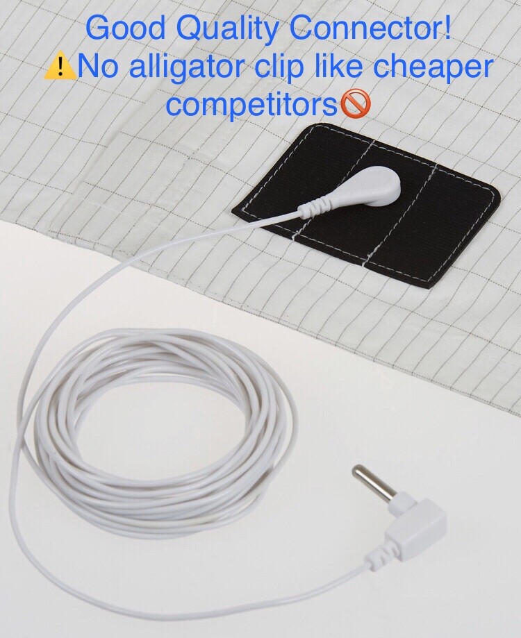 Organic Earthing / Grounding Sheet Pillow Case 30"x20" 📳SHIELD EMF RADIATION🛡