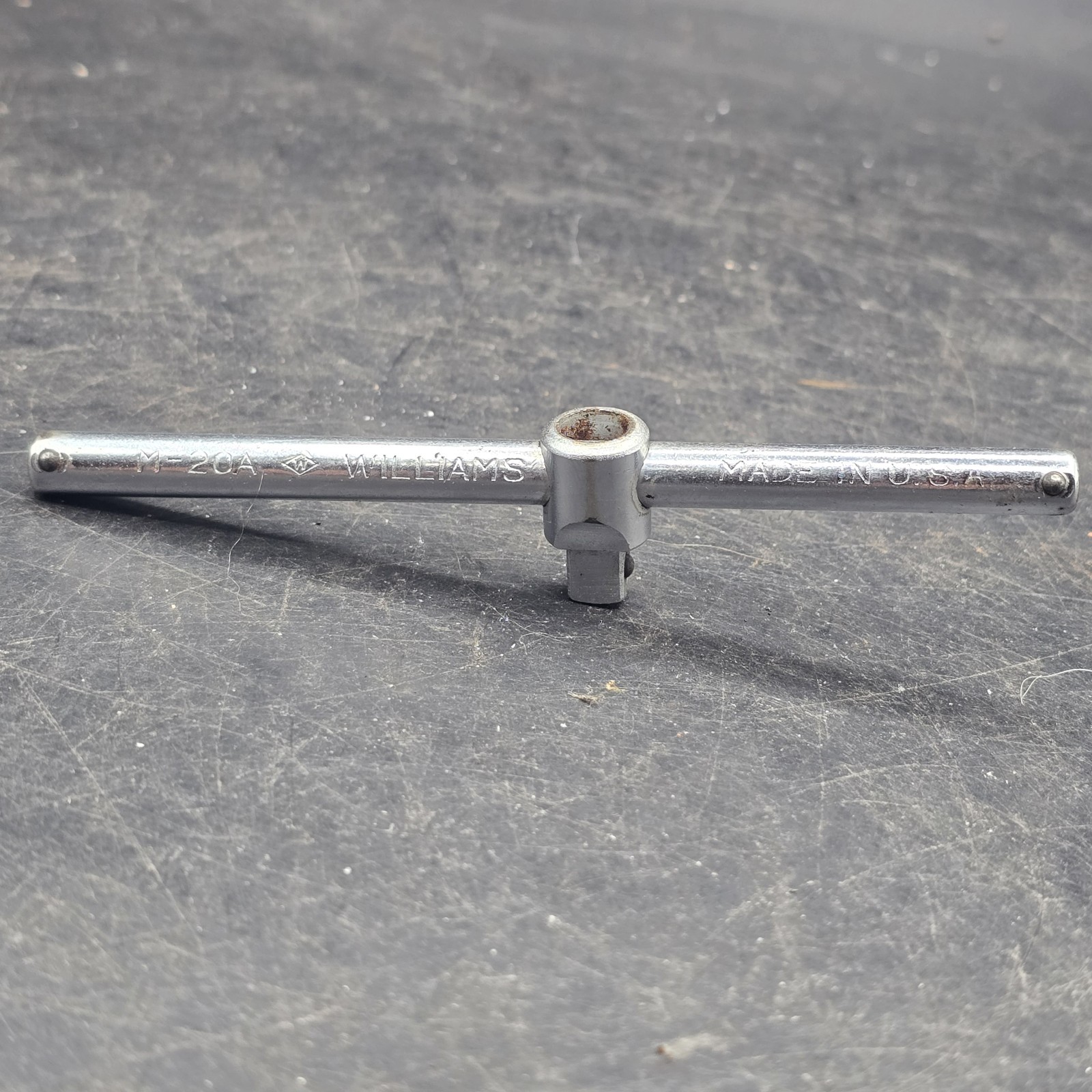 Vintage Williams 1/4" Drive Sliding T-Handle M-20A 4-1/2 inches Long Made in USA