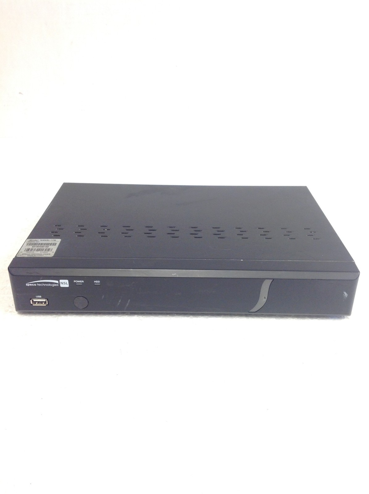 Speco Technologies N4NSL1TB 4-Channel Network Video Recorder, No Ac, WORKING