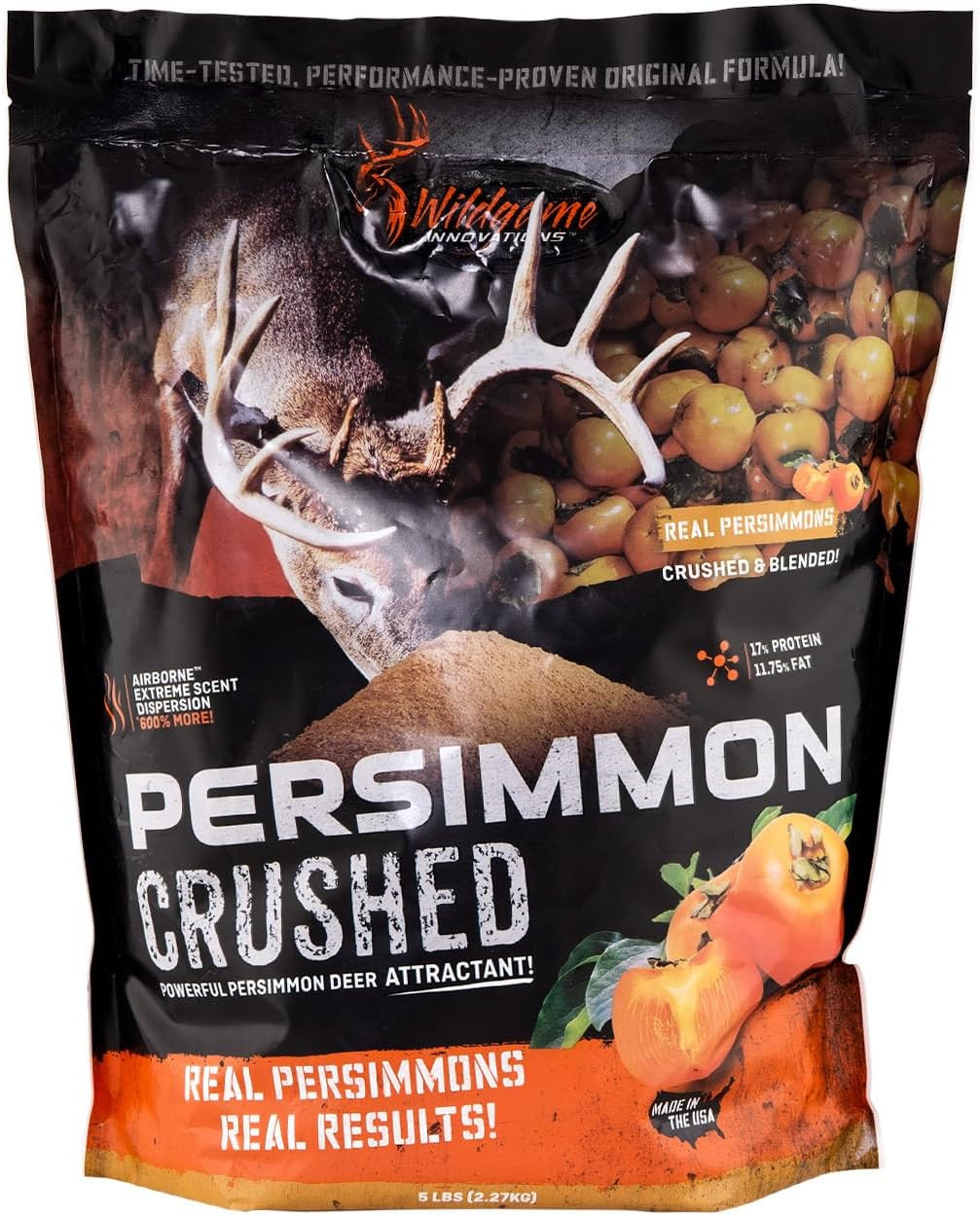 Persimmon Crushed Deer Attractant 5Lb Bag | Powe