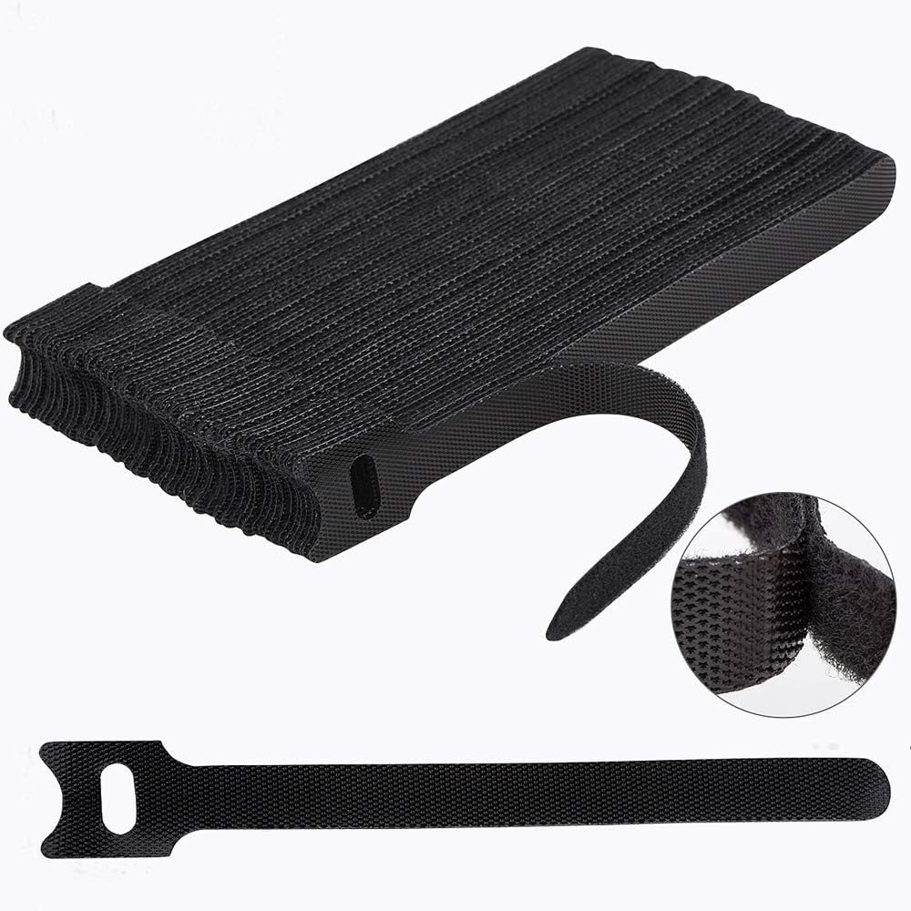 60 PCS 6" Reusable Cable Ties Cord Straps for Wire Organizer & Cable Management