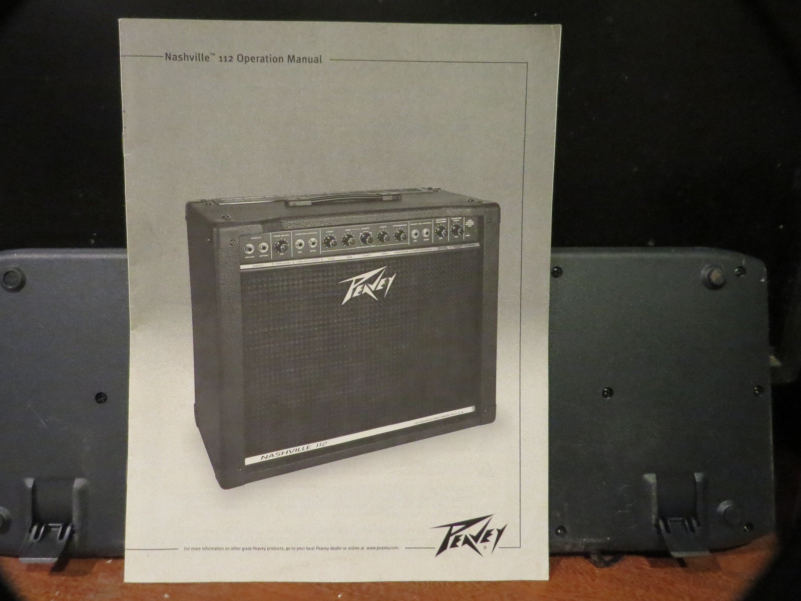 PEAVEY NASHVILLE 112 OPERATION MANUAL 11 PAGES near mint copy PEDAL STEEL PLAYER