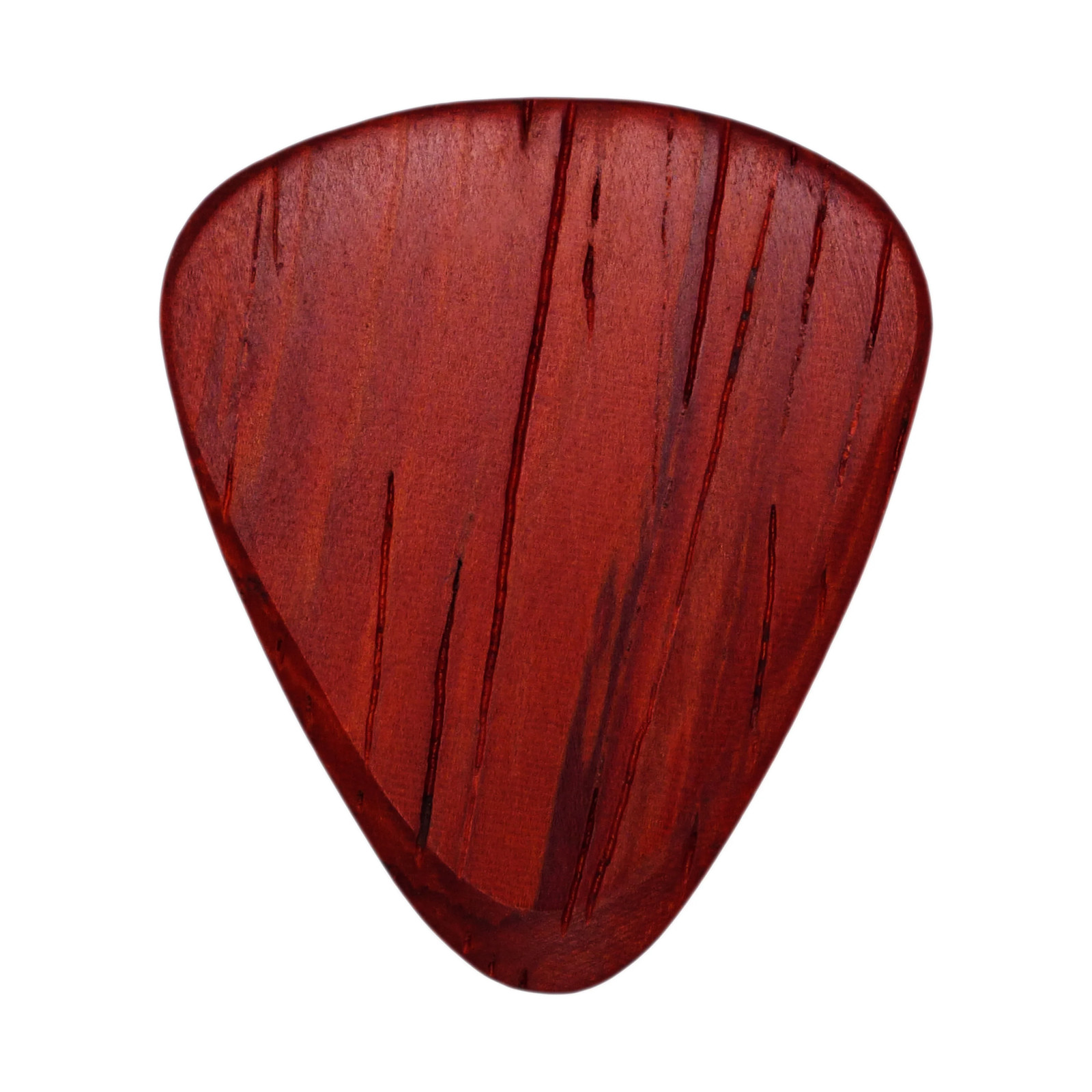 Padauk Wood Guitar Pick - 3.0 mm - 351 Wedge Shape - Handmade Exotic Plectrum