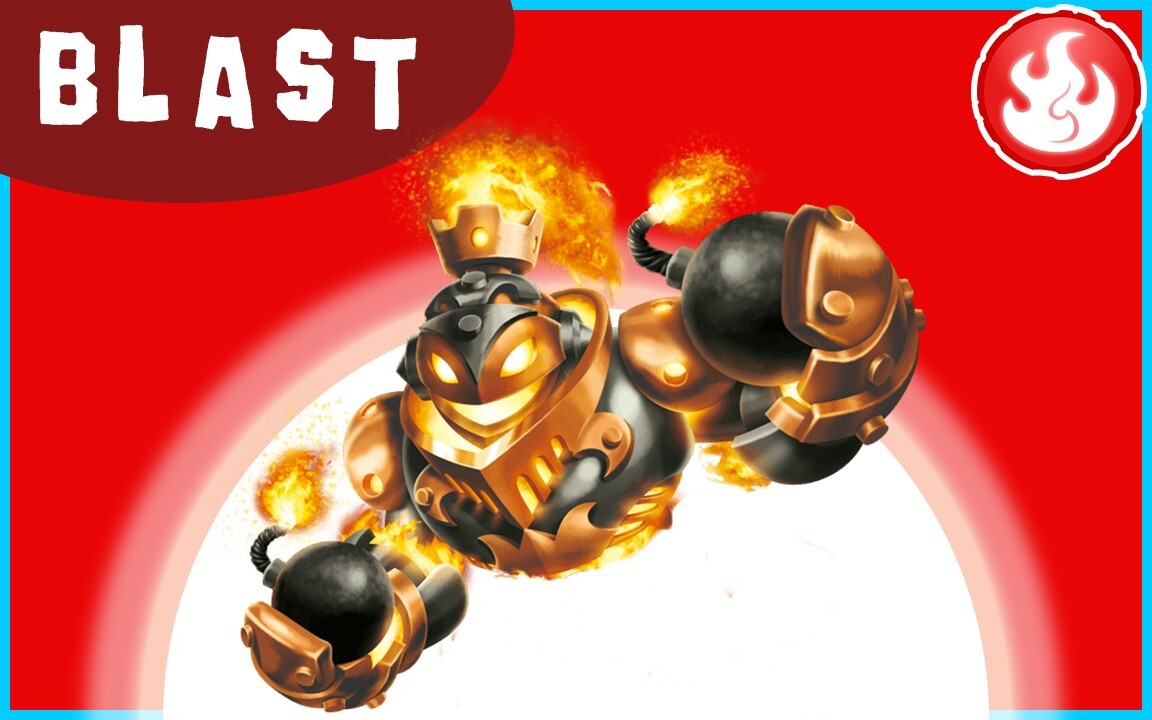 Skylanders Swap Force Blast Zone NFC Card FREE SHIPPING