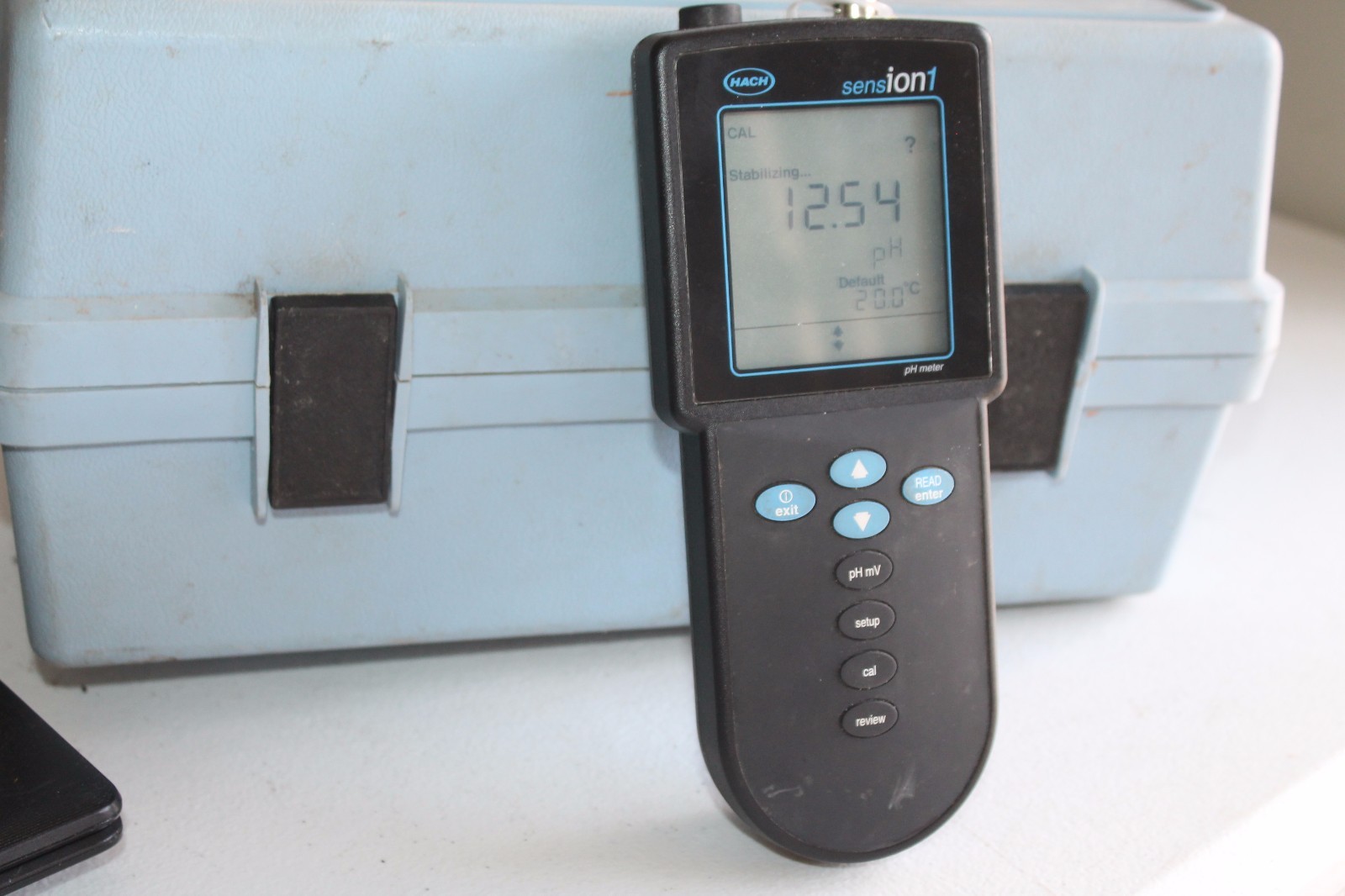 Hach Sension 1 Multimeter Portable PH Testing With Box Case Black