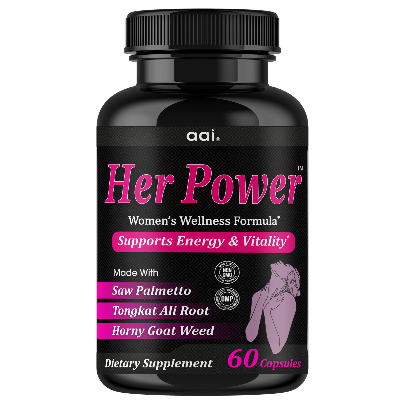 Libido Support for Women Intimacy Capsule Fast Acting HornyGoatWeed for Women 60