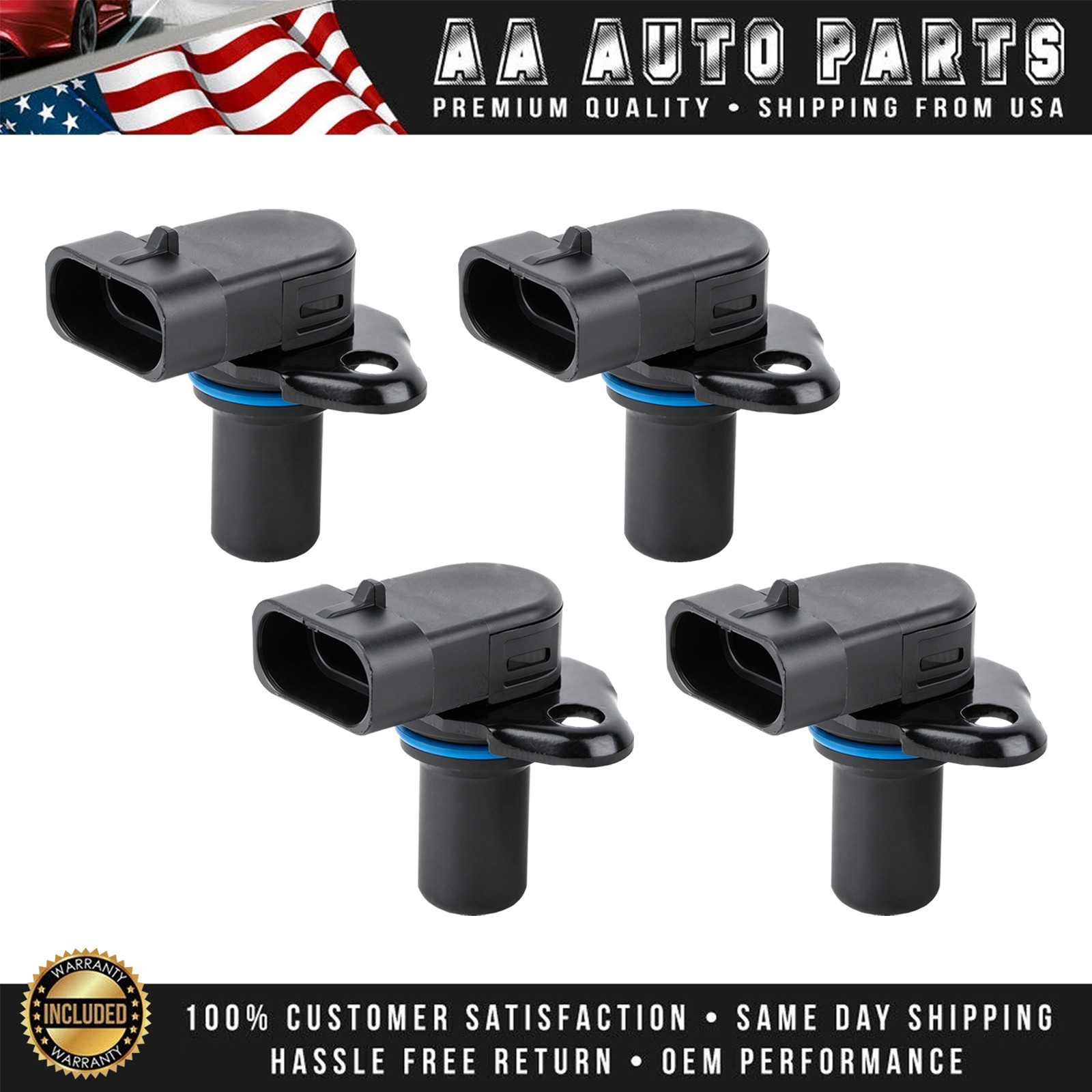 4 Camshaft Position Sensors for Hyundai Santa Fe 2007-2009 3.3L 2010-2012 3.5L