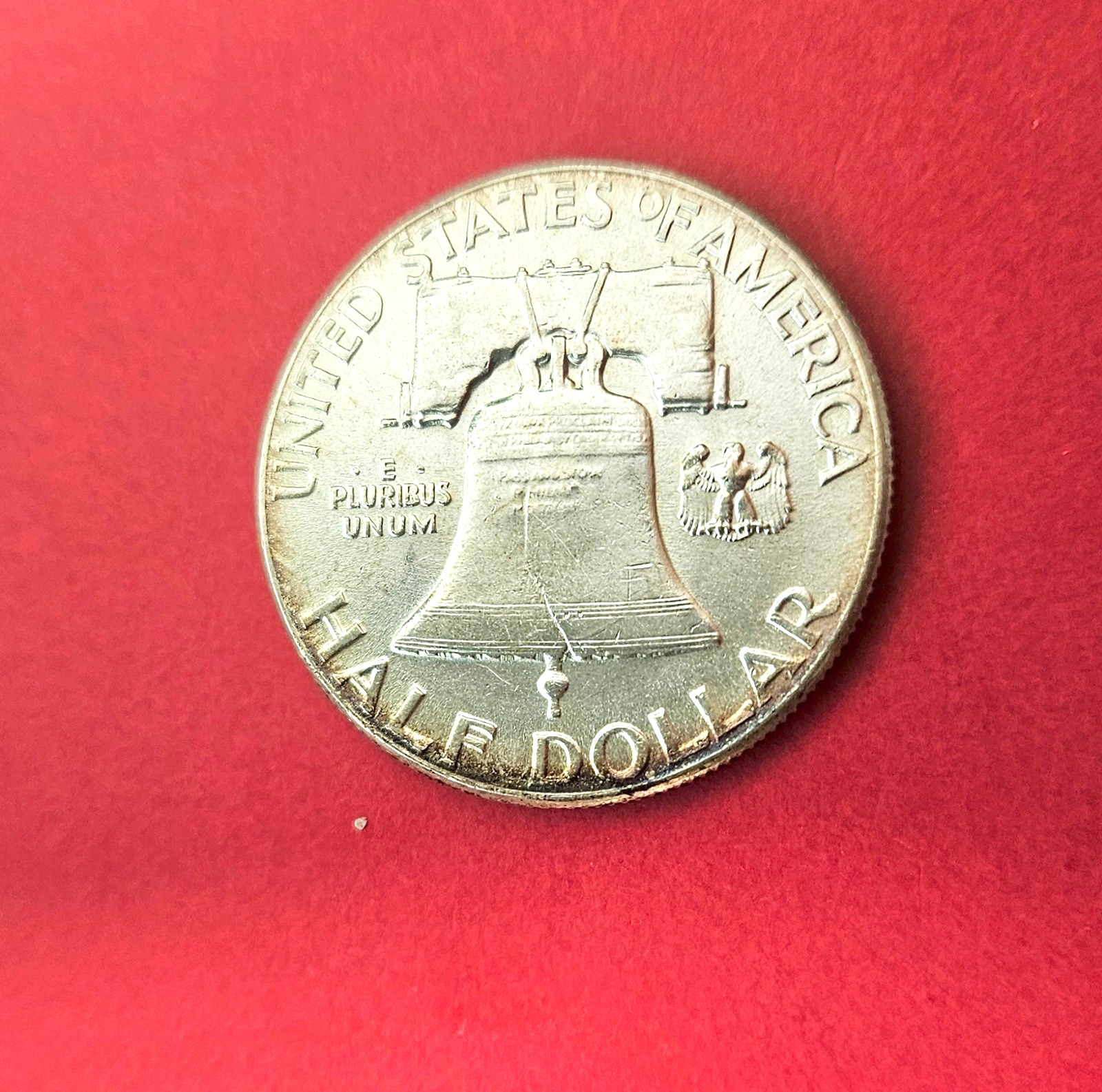 1949 Franklin Silver Half Dollar. EF/AU. 90% Silver.
