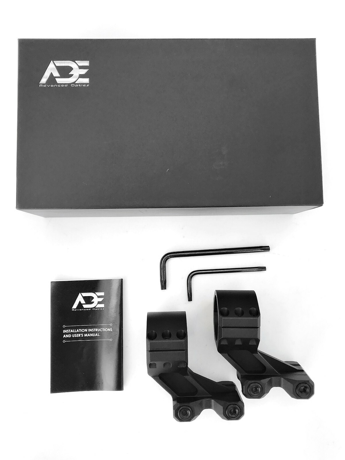 Ade Advanced Optics PS003C High/Tall 1.64" Inch Height Rifle Scope Ring - 30mm