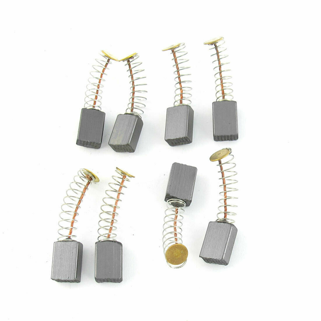 4 Pairs Electric Drill Parts Motor Carbon Brushes 12mm x 8mm x 5mm
