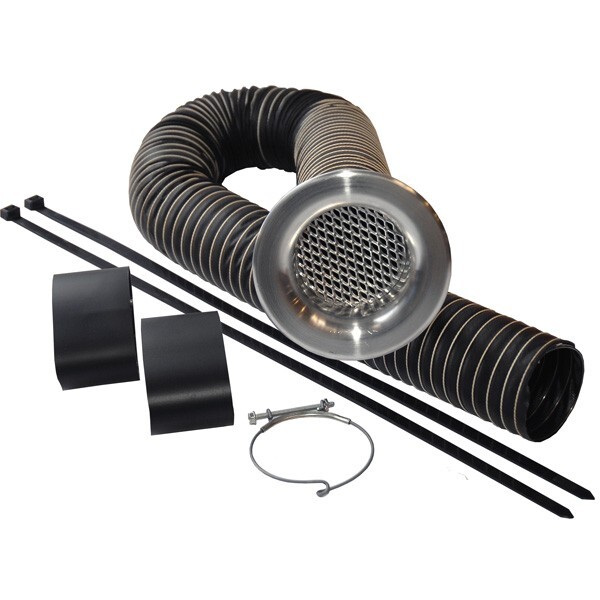 Cold Air Feed Kit 89mm Black