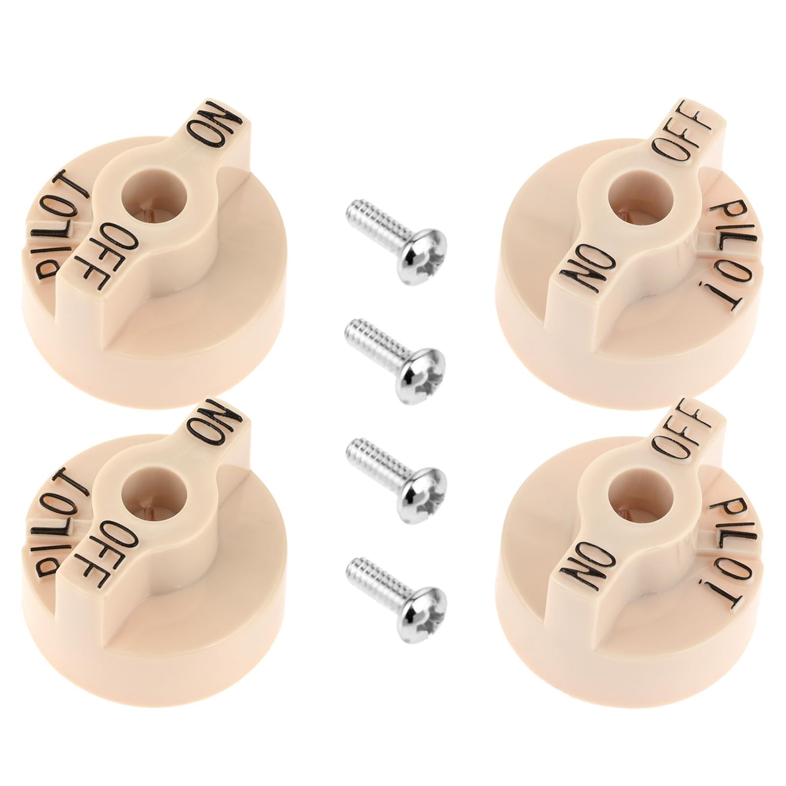 TEENGSE 1751-012 Gas Valve Knob, 4PCS Temperature Control Knob Compatible...