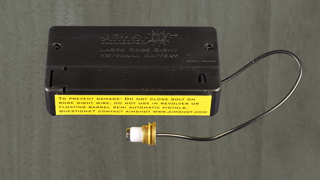 Modular Battery pack upgrade for aimshot 30 carbine bore sight