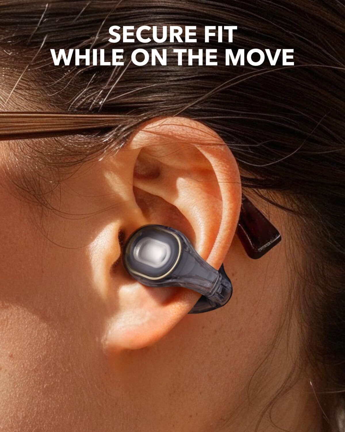 Soundcore C30i Open-Ear Earbuds Clip-On Headphones Attachable Ear Grips 30H Play