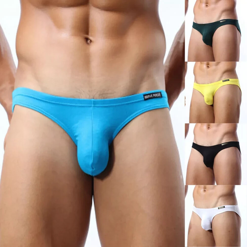 BRAVE PERSON Men's Bikini Briefs Underwear Modal Thongs USA Stock