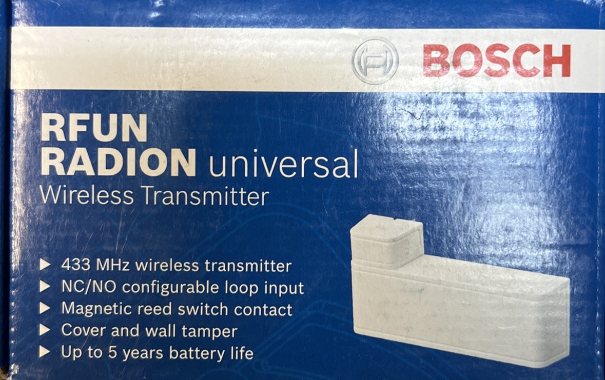 Bosch RFUN Universal Wireless Transmitter 433MHz Security Alarm Sensor New OEM