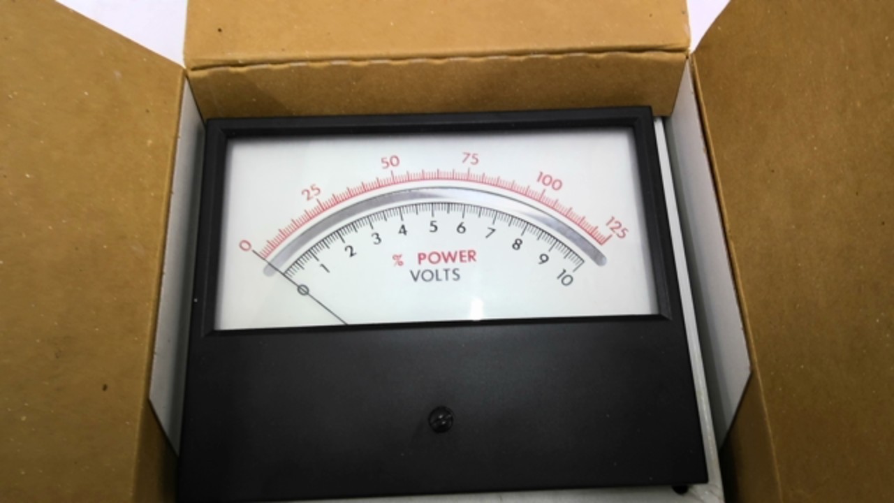 Meter Master 520GL Voltage Meter 01-10 V 0-125 Power