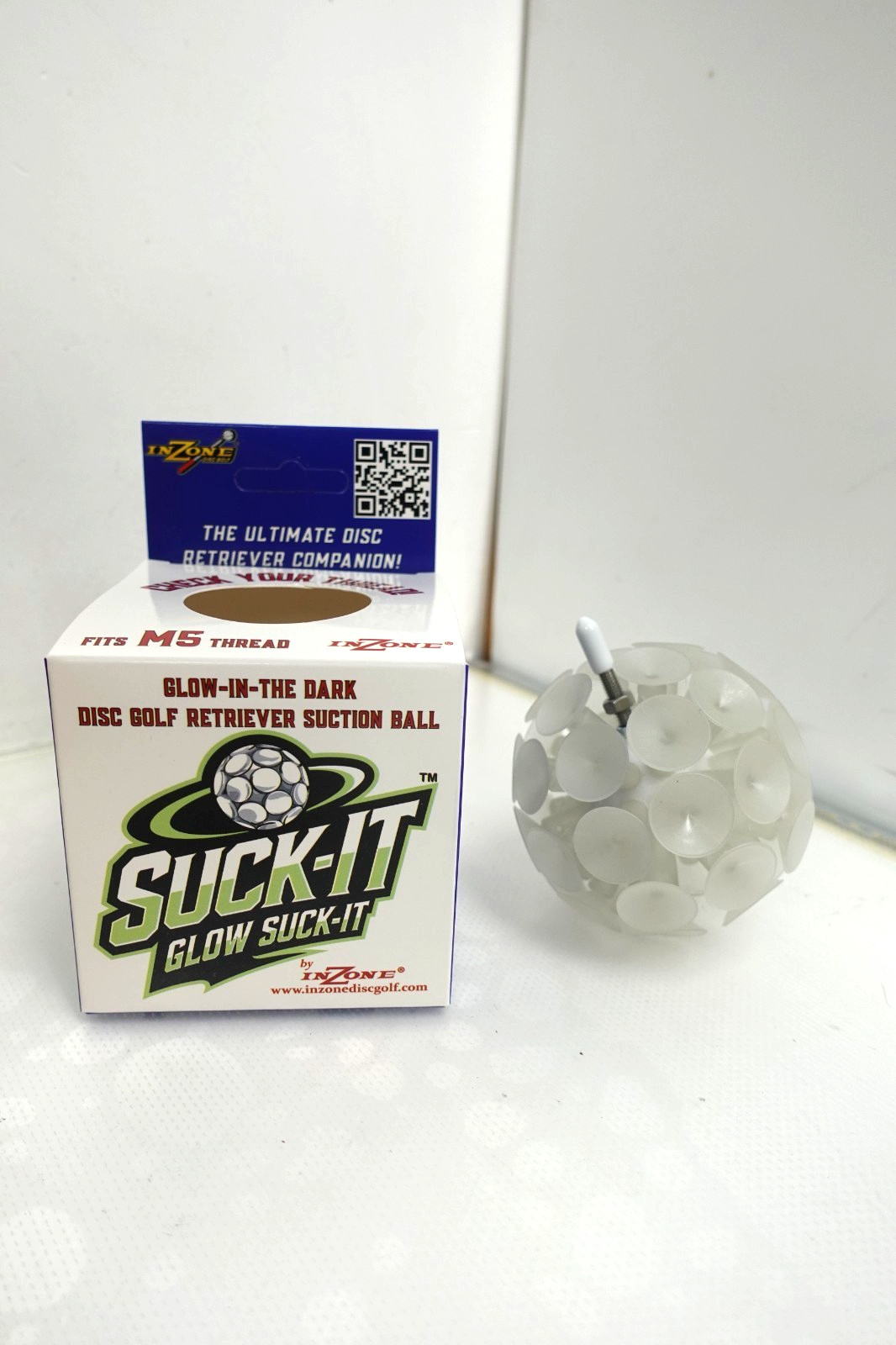 Suck-it Disc Golf Retriever Suction Ball Attachment M5 Thread (4-Pcs)
