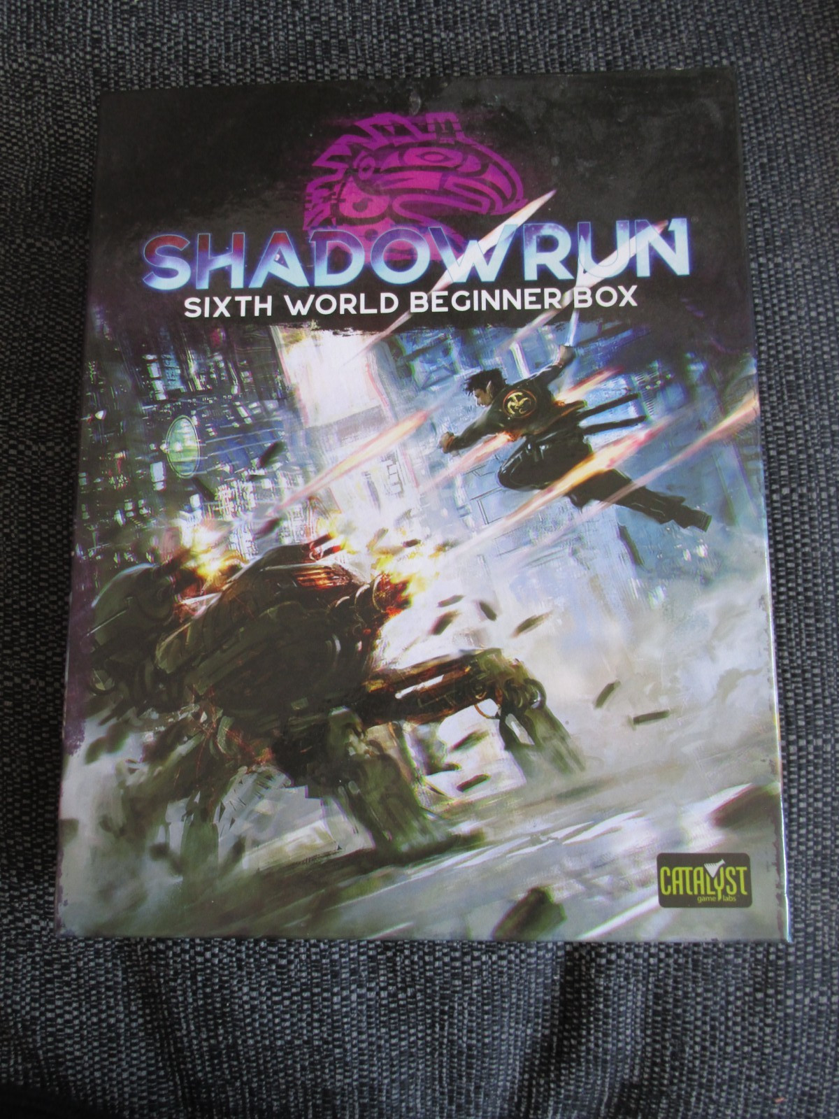 SHADOWRUN SIXTH WORLD BEGINNER BOX COMPLETE BOARDGAME BOXED GSP