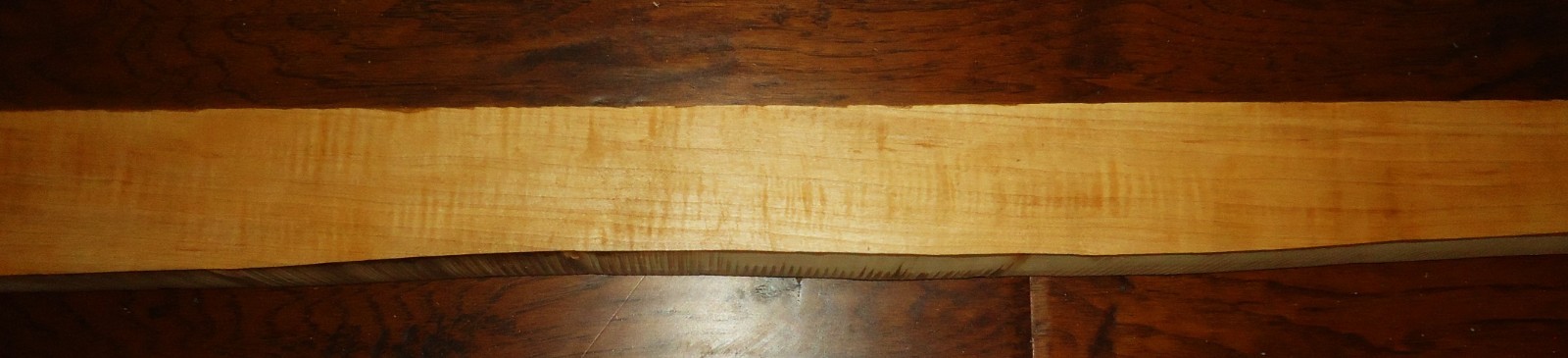 Rifle Stock Blank, Muzzleloader, 58 7/8 " x 2 3/16", Curly Maple, Iridescent