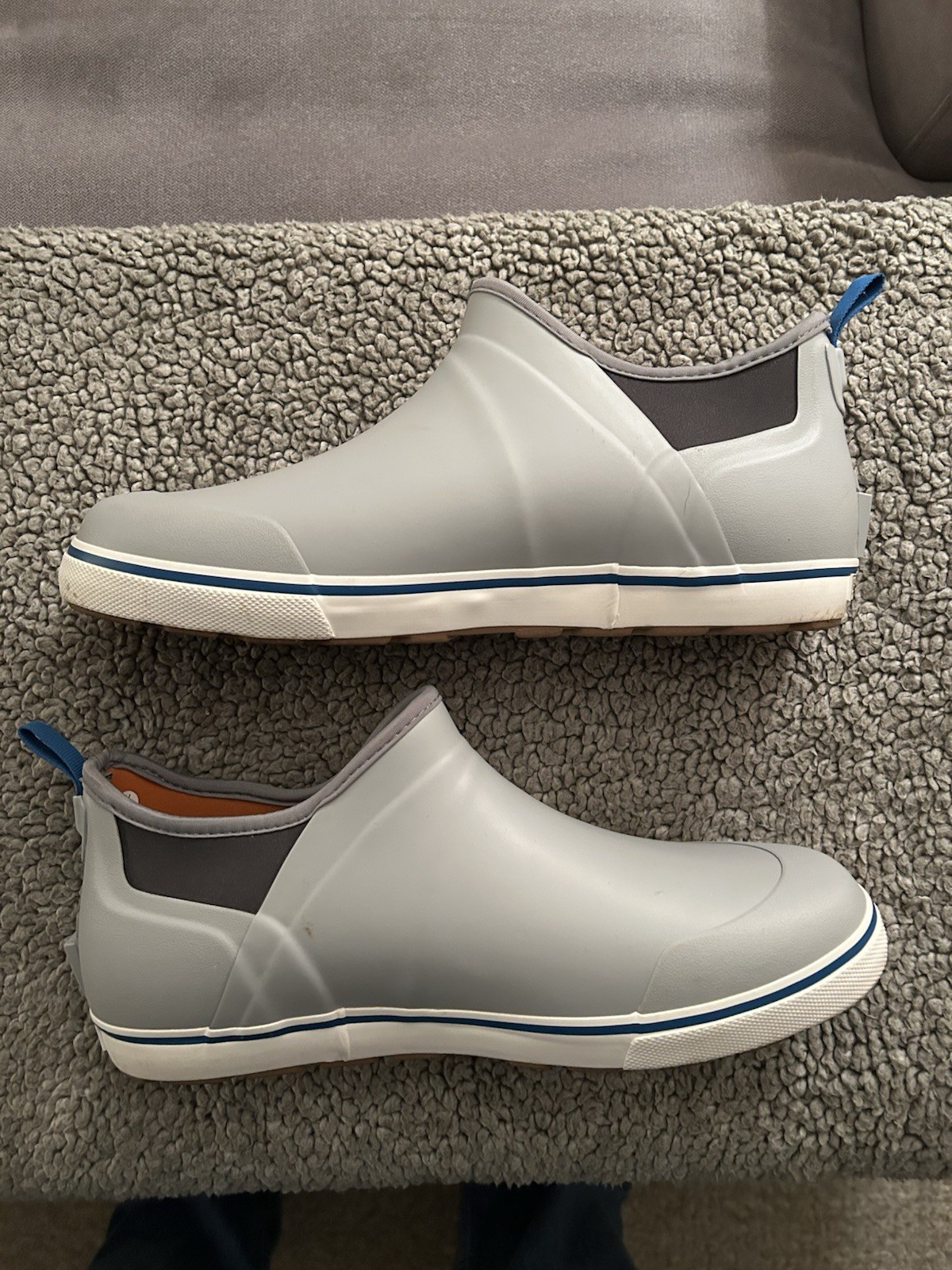 GRUNDENS DECK-BOSS ANKLE BOOTS GREY -SIZE 13