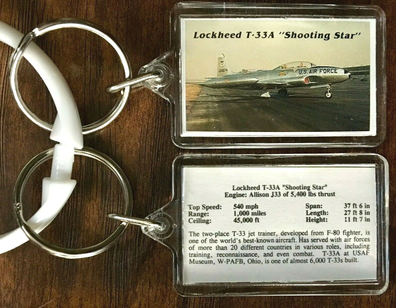 Lockheed T-33A Shooting Star Airplane Aircraft US Air Force Museum W-PAFB Dayton