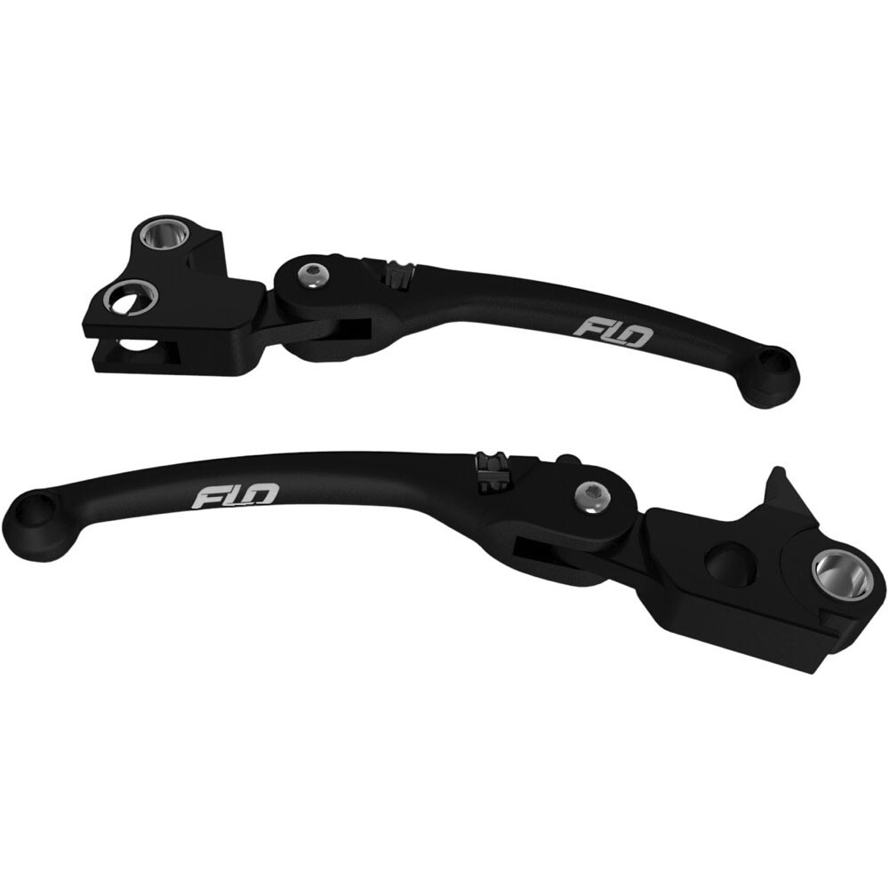 FLO MOTORSPORTS MX STYLE LEVER SET BLACK `17-20 FLH/FLT HD-809BLK fitment in