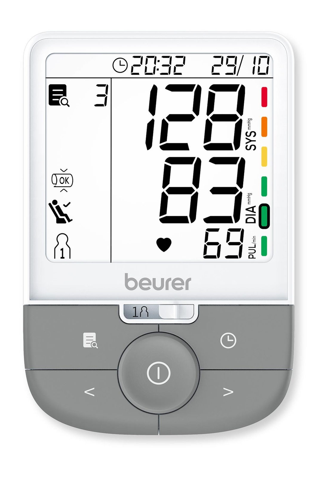 Beurer BM53 Supérieur Bras Sang Pression Moniteur Avec Advanced Afib Détection