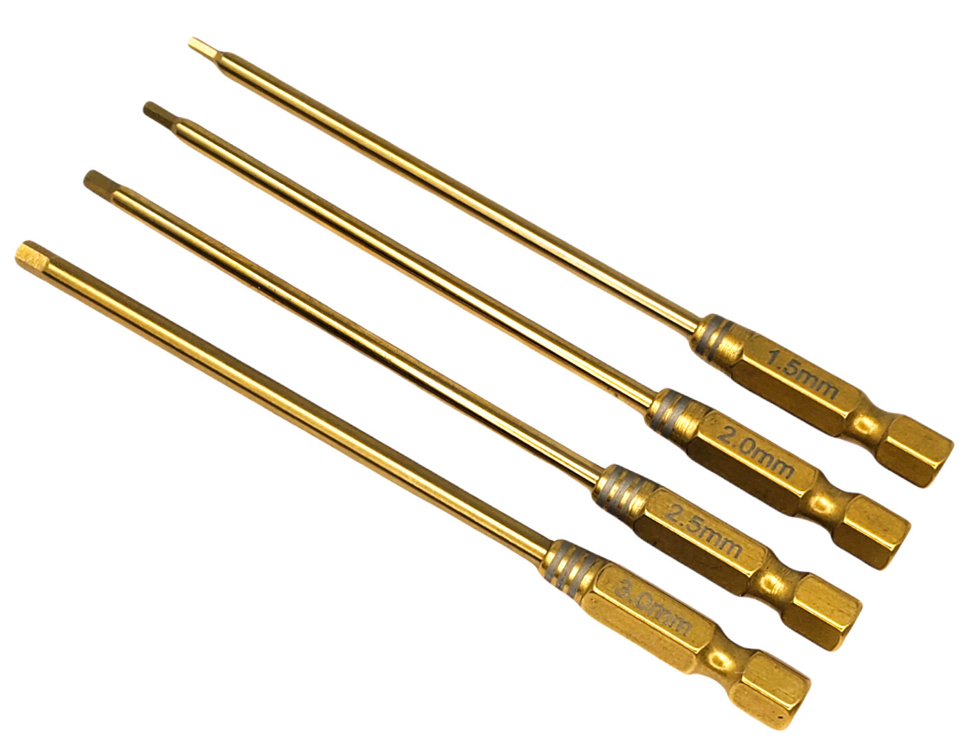 NEW NHX RC Metric Speed Tip Set (4) Hex Driver Wrench 1.5mm, 2.0mm, 2.5mm, 3mm