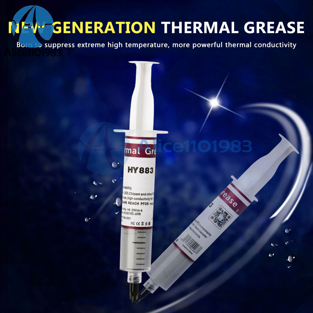 CPU Cooling Paste HY883 Thermal Conductive Silicone Grease 6.5W For Computer