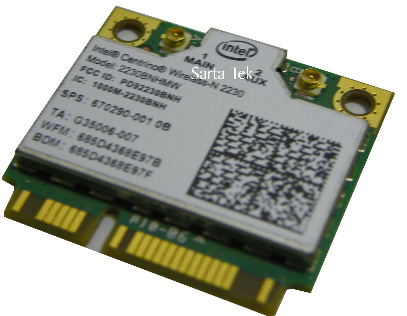 New OEM HP 670290-001 Intel Centrino Wireless-N 2230 2230BNHMW bgn BT PCIe Half