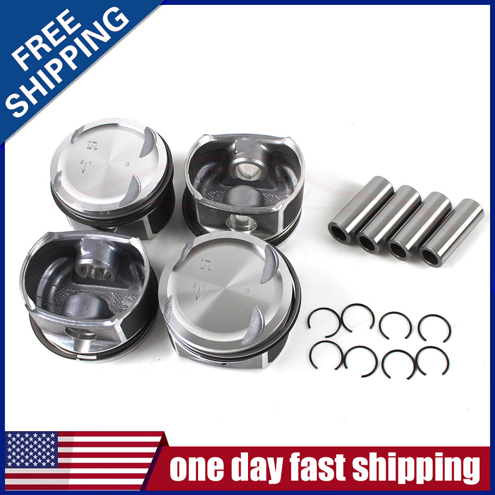 4x Pistons Rings Set Φ82mm For Mercedes-Benz W203 W204 A209 C200K C230 M271 1.8L