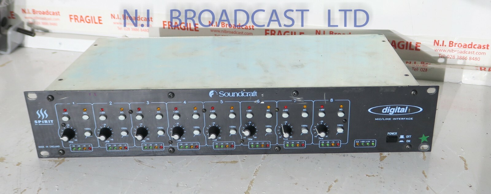 Soundcraft Spirit  Digital mic / line interface unit 8ch