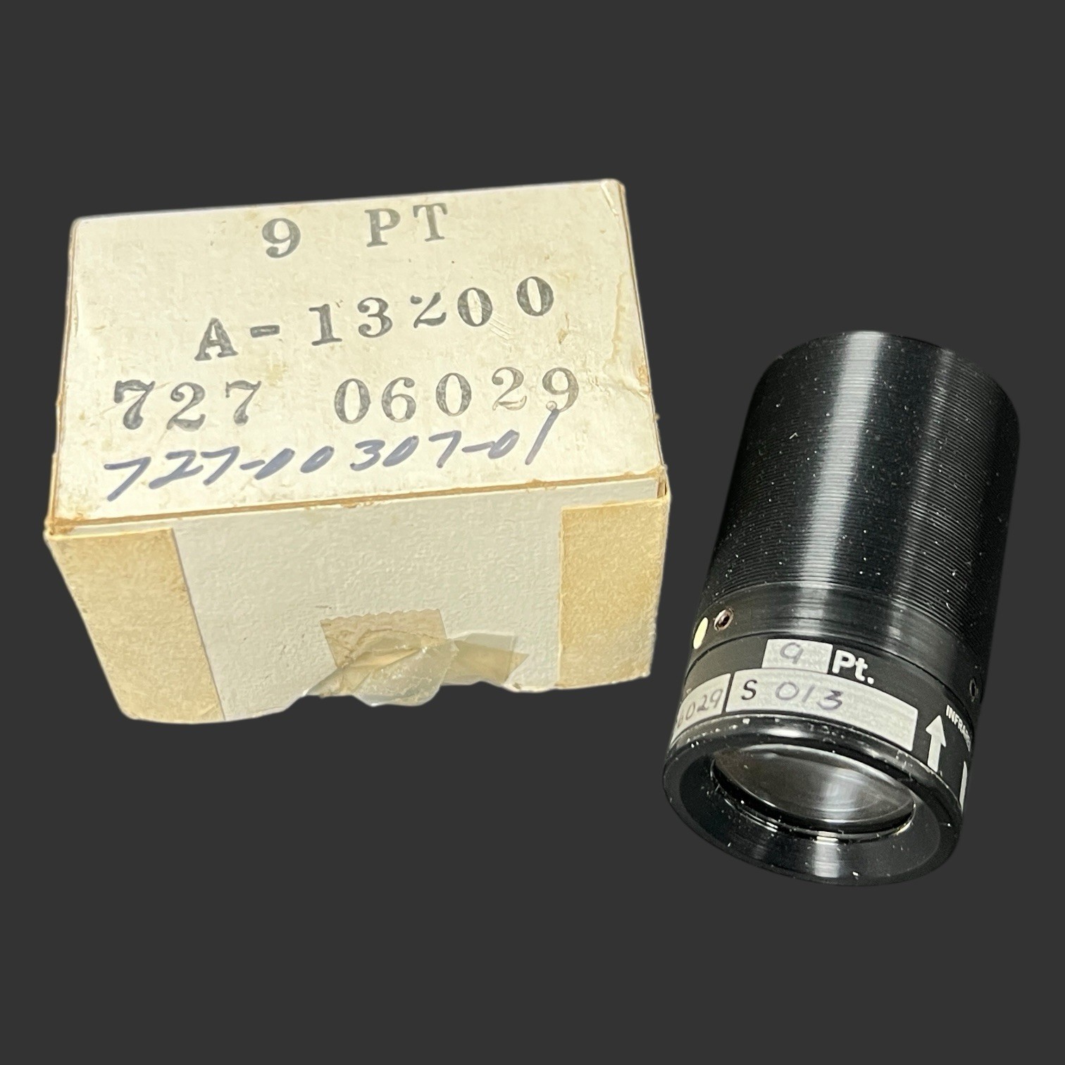 Vintage Itek 9Pt P/N 727-06029 S 013 Lens Infrared Industries INC. USA