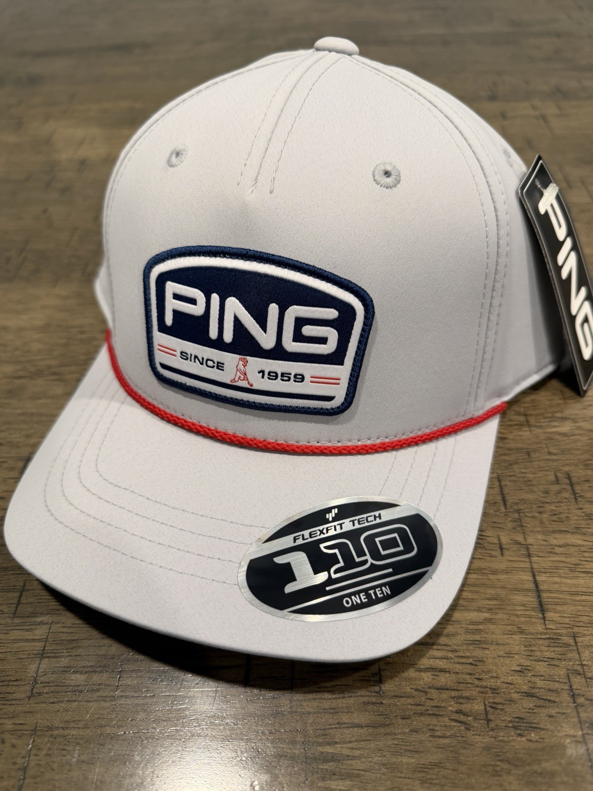 Ping Junior Roper Golf Hat Cap Light Grey NEW!
