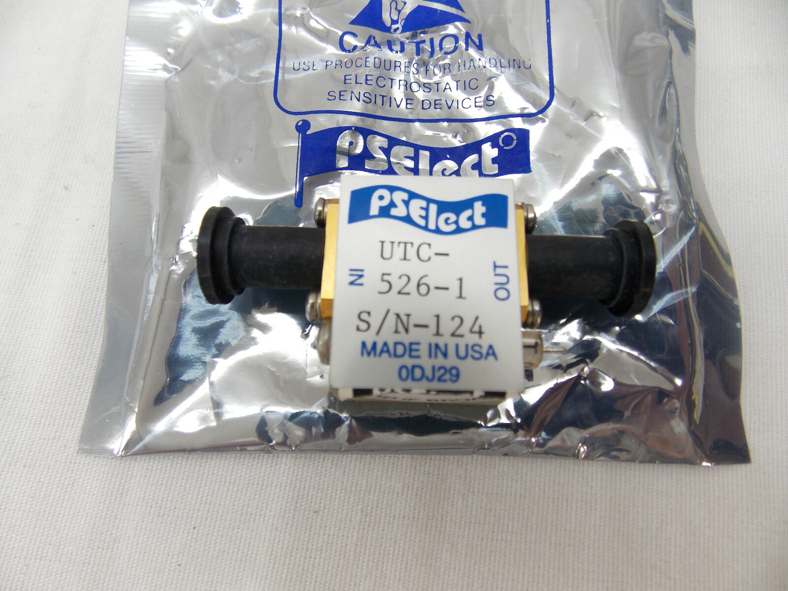 Pselect UTC-526-1 RF/ IF Amplifier 28dB, 10-500 Mhz, NEW