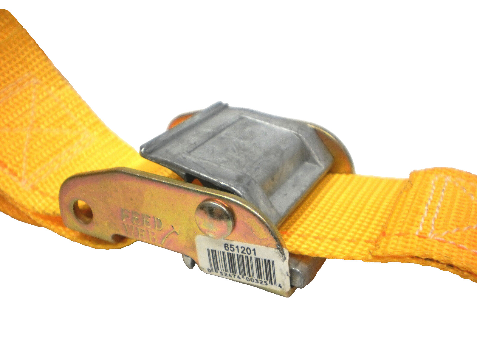 Set of 4- 2" x 12' E Trac Cam Buckle Straps