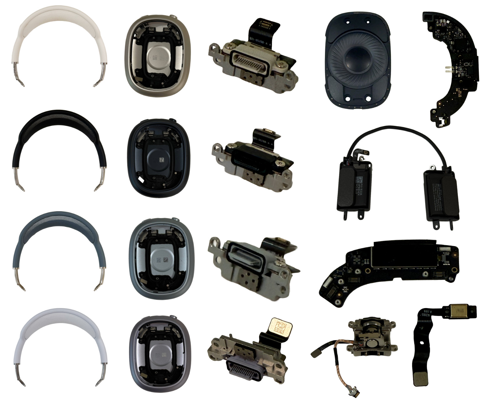 Genuine OEM Apple AirPods Max Headphones Replacement Repair Parts - Grade A