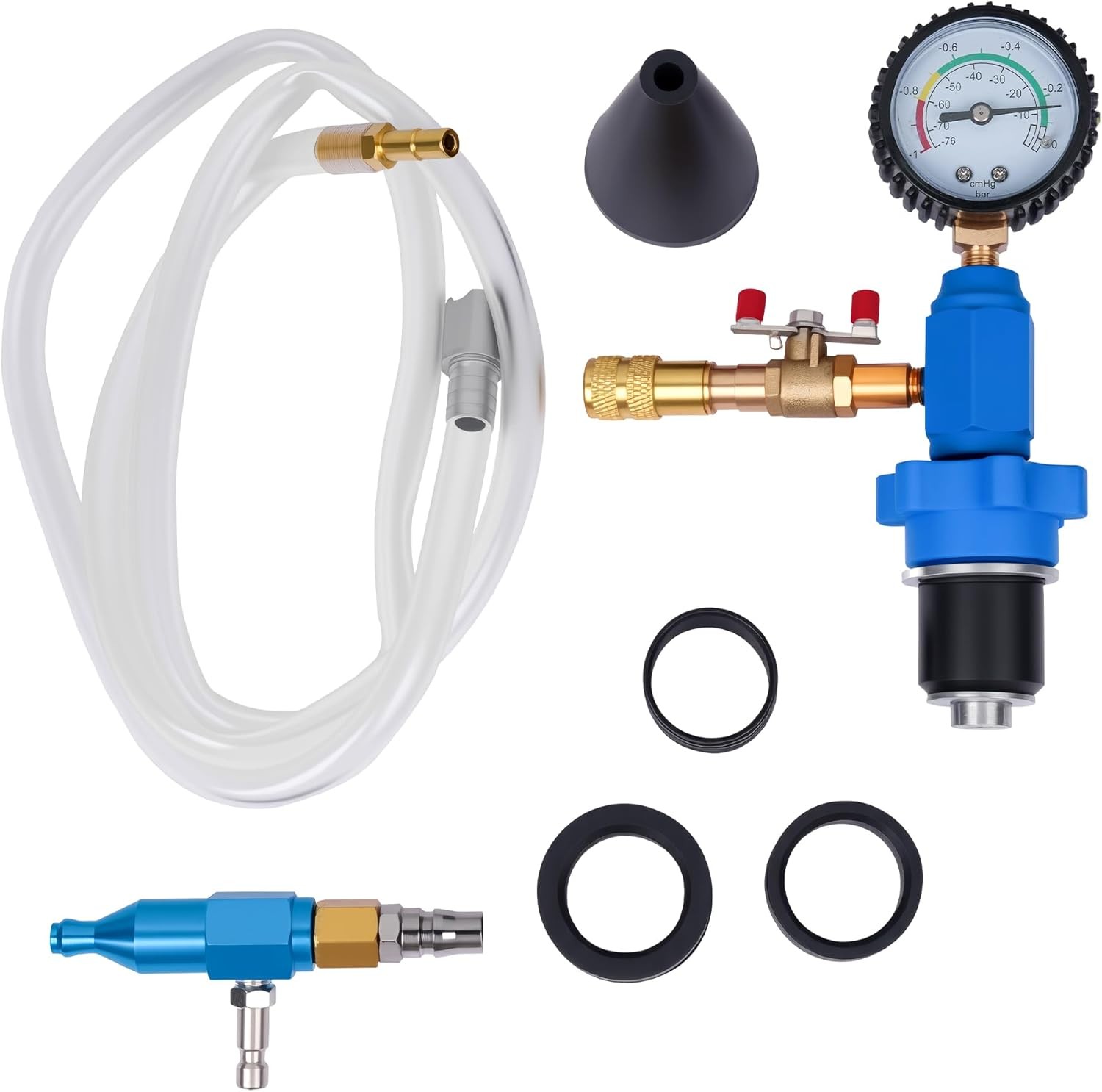 Auto Coolant Vacuum Kit Cooling System Vacuum Radiator Kit Refill & Purging Tool