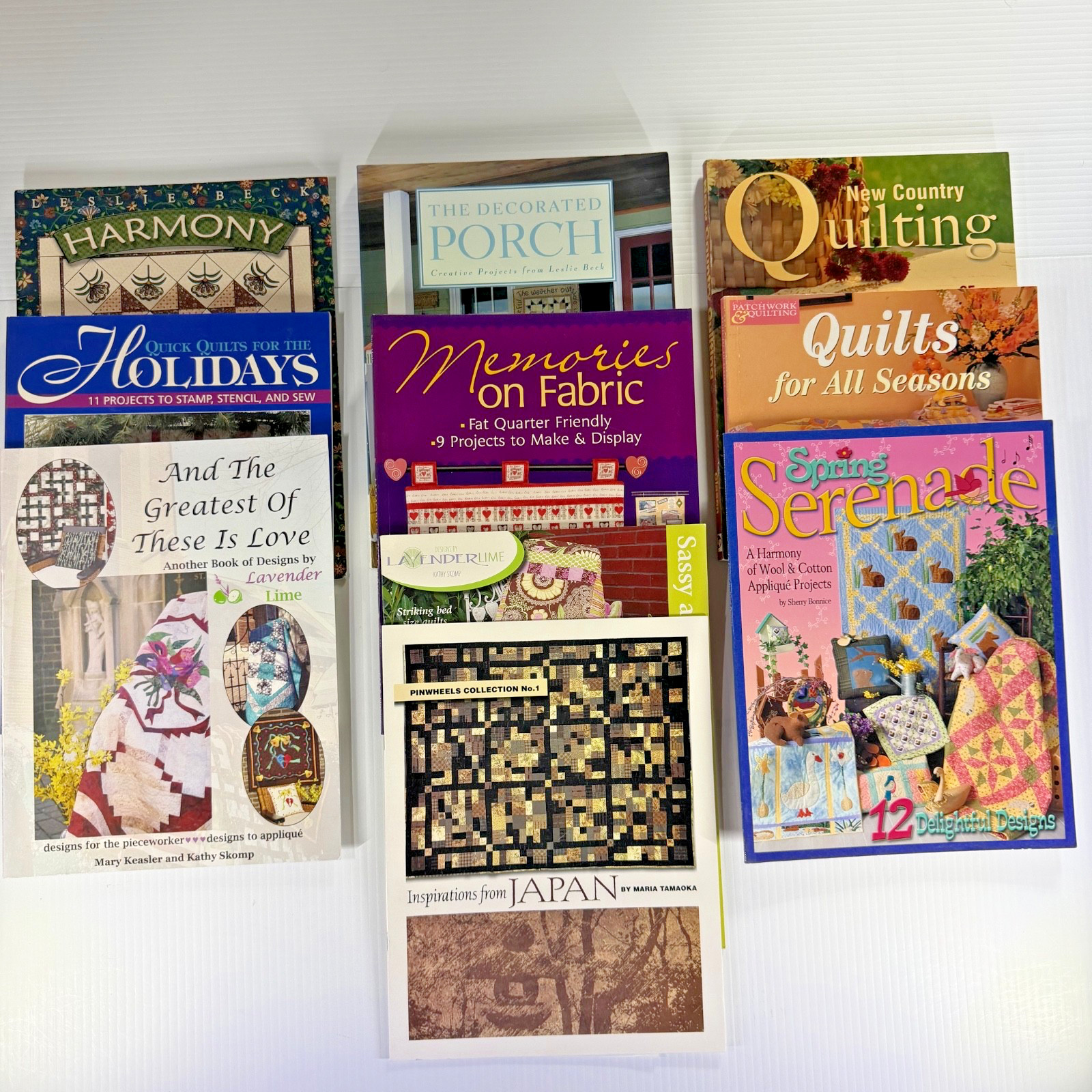 Quilting Quilt Book Magazine Lot Of 10 Ideas Variety Patterns Sewing Appliqué 11