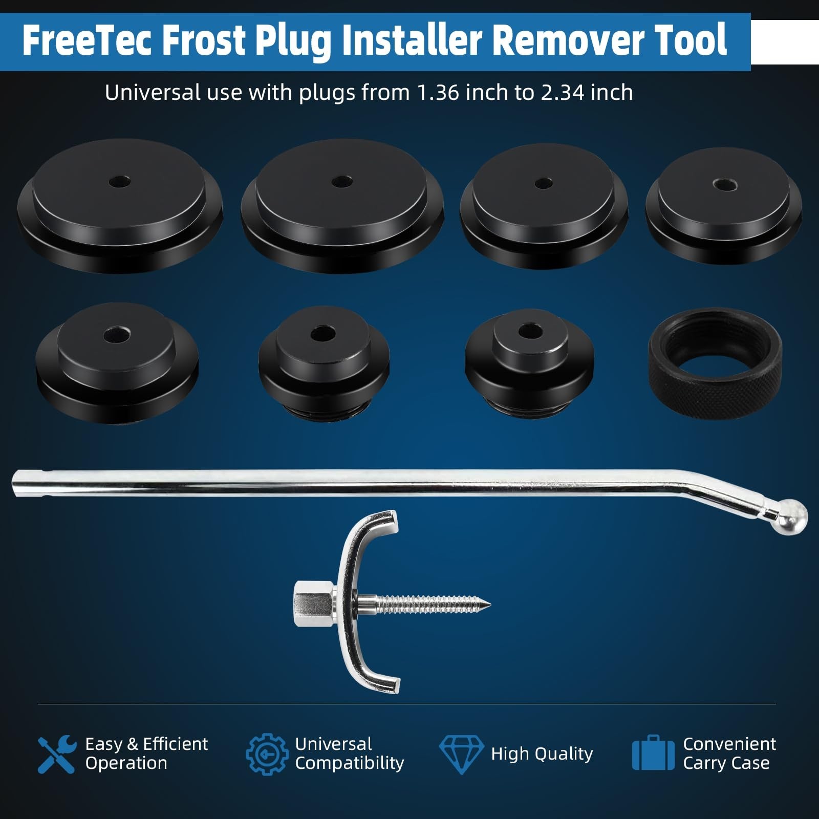 Frost Plug Installer Remover Tool Set