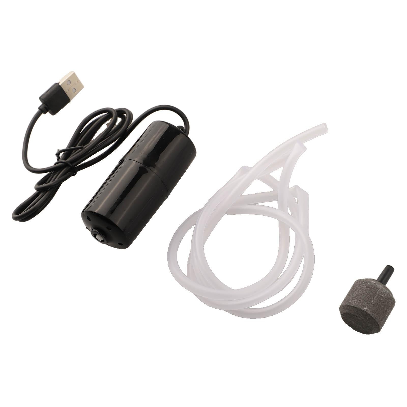 Essential Aquarium Oxygen for source Compact USB Silent Pump for Fish Care