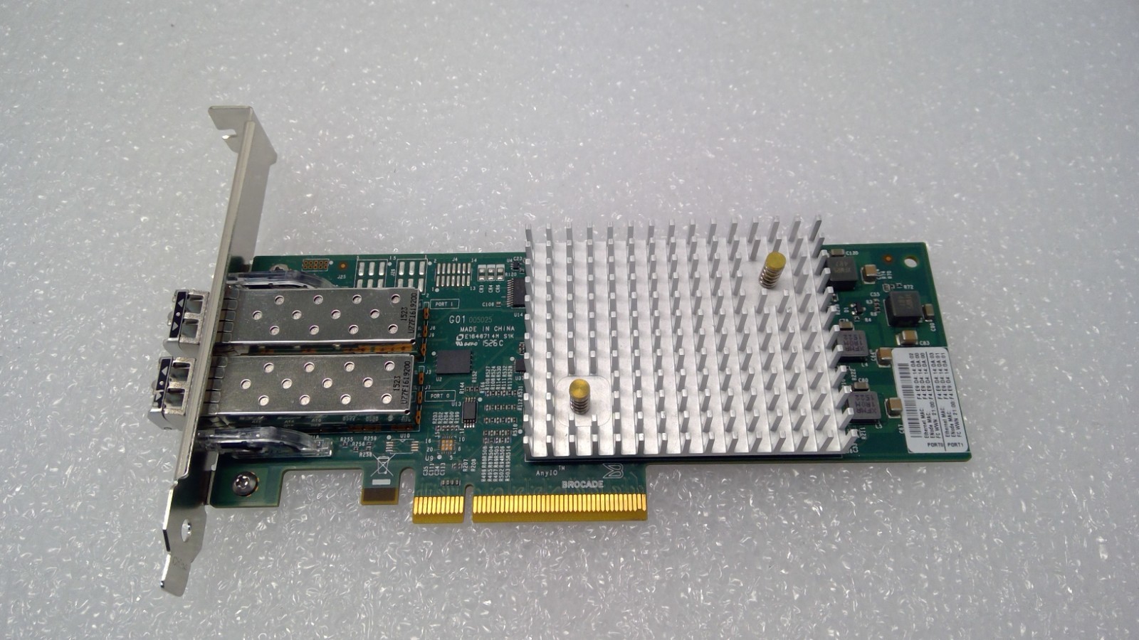 Brocade BR0110401-02 Dual Port 16GB HBA  8G SFP BR-1860-2C00