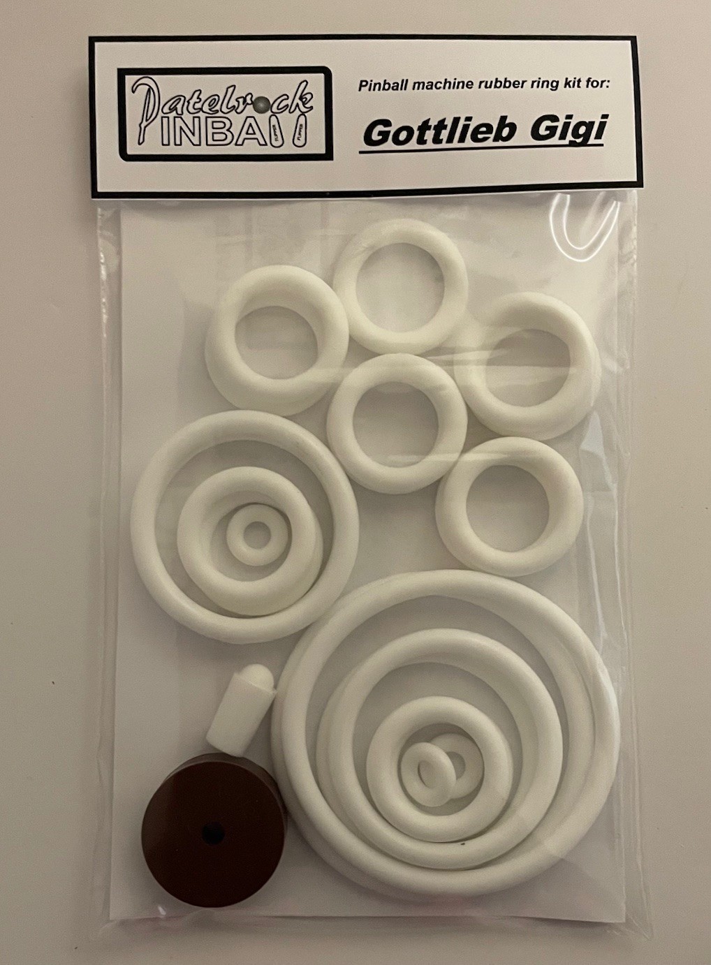 1963 Gottlieb Gigi Pinball Machine Rubber Ring Kit