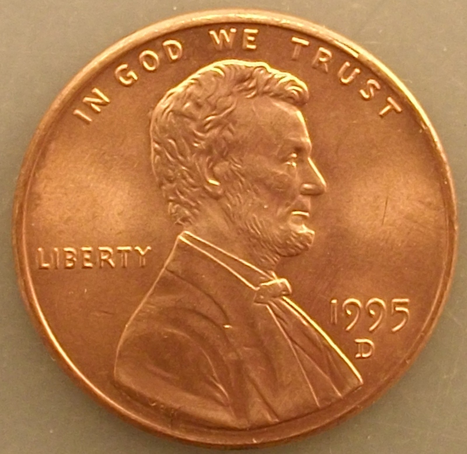 1995 D Lincoln Memorial Cent BRILLIANT UNCIRCULATED