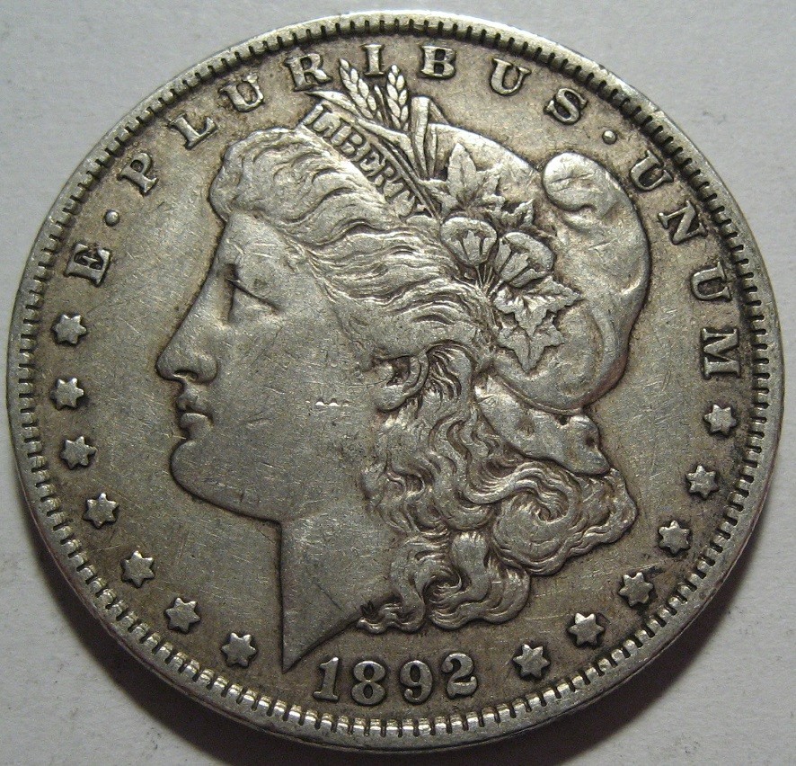 = 1892 VF/XF MORGAN Dollar, Super EYE Appeal, FREE Shipping