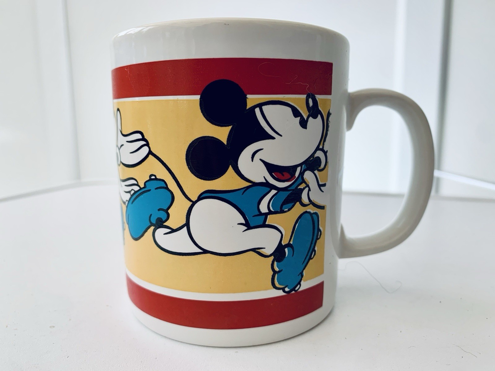 Disney Mickey Mouse Mug Vintage Kilncraft England STL Retro 1980s Collectable