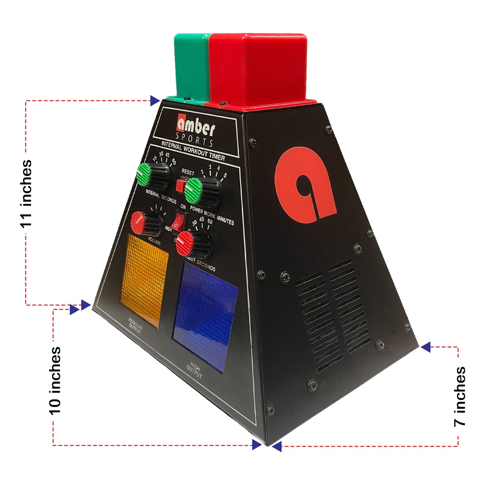 Professional Pyramid Boxing Interval Timer: Professional Gym Timer for Muay Thai