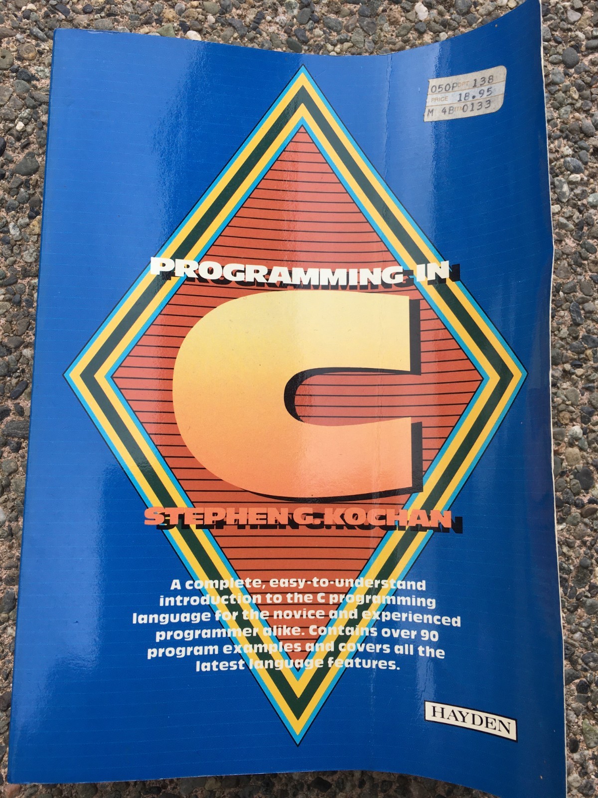 Vtg Tech Book 1983 "Programming in C" Stephen Kochan Computer Code Hayden